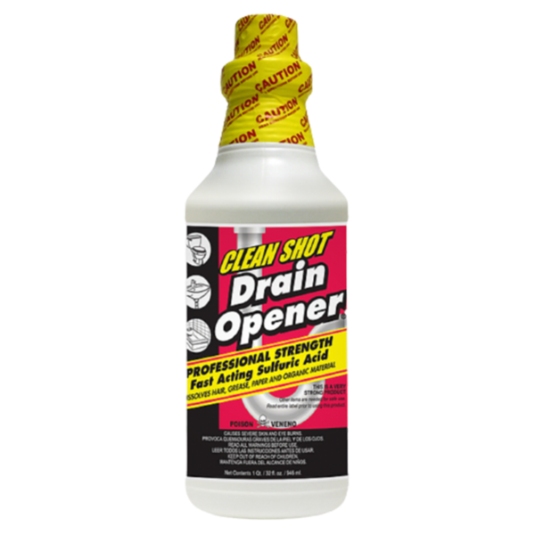 Drain Opener Professional Strength Fast Acting Sulfuric Acid Clean Shot